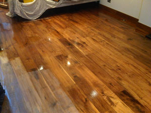 Wooden Floor Part Polished